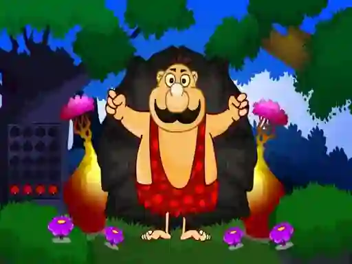 Jwèt Caveman Forest Escape sou entènèt