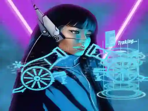 Jwèt Neon Cannon sou entènèt