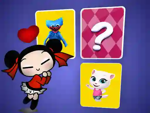 Jwèt Pucca Memory Card Match sou entènèt