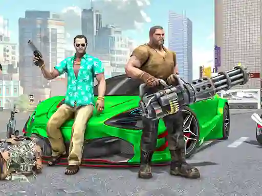 Jwèt Real Gangster City Crime Car Simulator Game sou entènèt