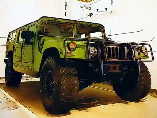 Jwèt U.S.Army SUV Vehicles sou entènèt