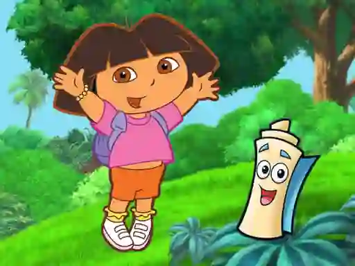 Jwèt Dora Hidden Maps sou entènèt