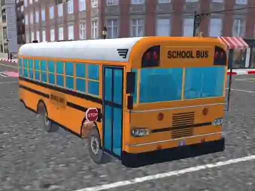 Jwèt Bus School Park Driver sou entènèt