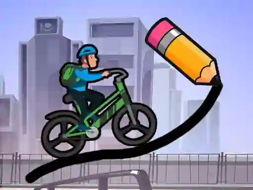 Jwèt Draw The Bike Bridge sou entènèt