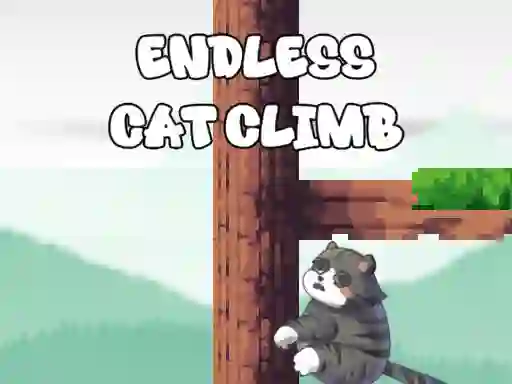 Jwèt Endless Cat Climb sou entènèt