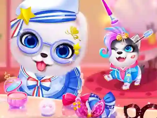 Jwèt Cute Virtual Dog sou entènèt
