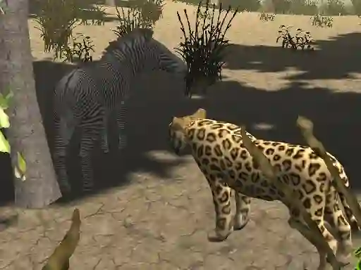 Jwèt African Cheetah Hunting Simulator sou entènèt