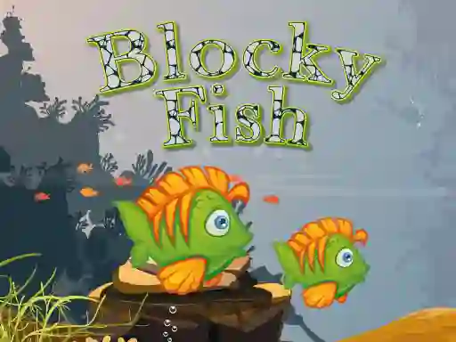 Jwèt Blocky Fish sou entènèt