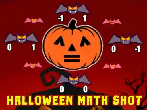 Jwèt Halloween Math Shot sou entènèt