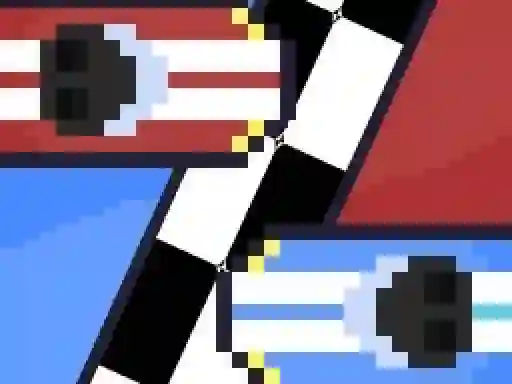 Jwèt Pixel Racers sou entènèt