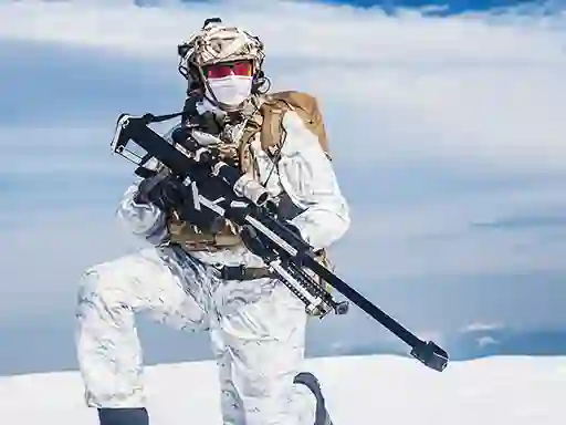 Jwèt Snow Sniper sou entènèt