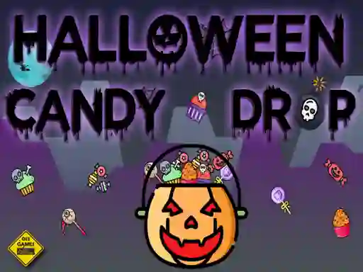 Jwèt Halloween Candy Drop sou entènèt