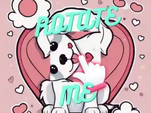 Jwèt Cute Animal Rotate sou entènèt