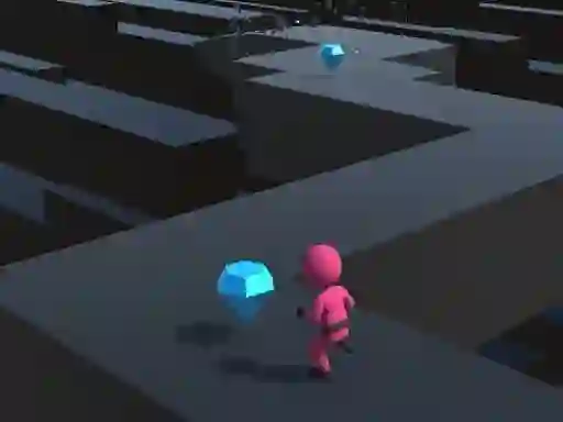 Jwèt ZigZag Squid Game Runner sou entènèt