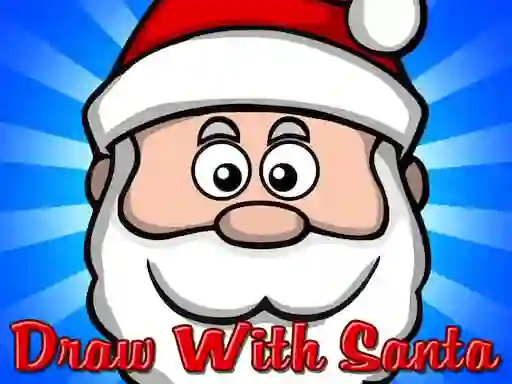 Jwèt Draw With Santa sou entènèt