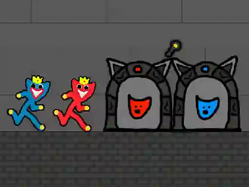 Jwèt Red and Blue Stickman Huggy 2 sou entènèt