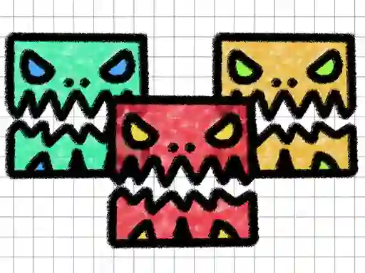 Jwèt Geometry Dash Paper Note sou entènèt