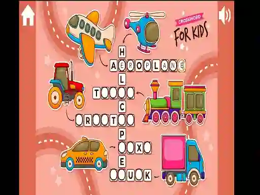 Jwèt Crossword for Kids sou entènèt