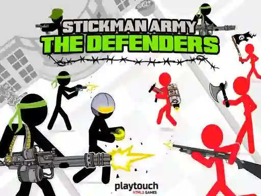 Jwèt Stickman Army: The Defenders sou entènèt