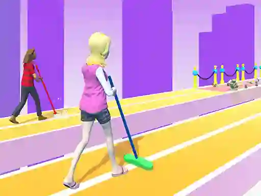 Jwèt Cleaner Run sou entènèt