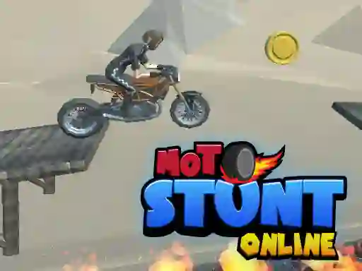 Jwèt Moto Stunt Online sou entènèt