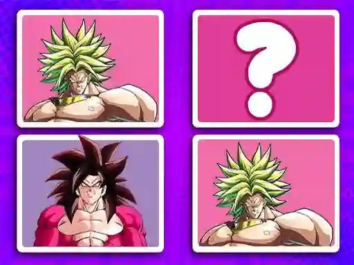Jwèt DragonBall Match Cards sou entènèt