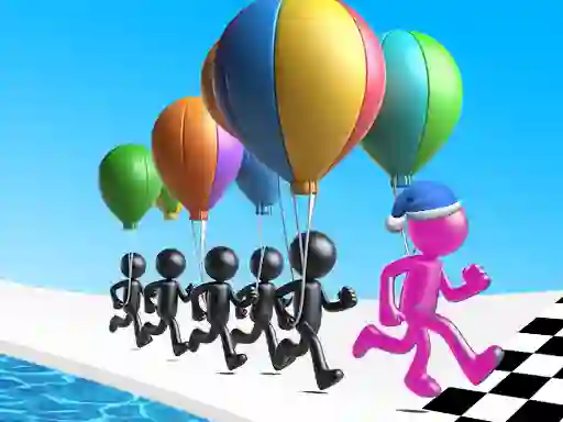Jwèt Ballon Race 3D sou entènèt