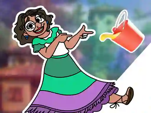 Jwèt Encanto Coloring Book sou entènèt
