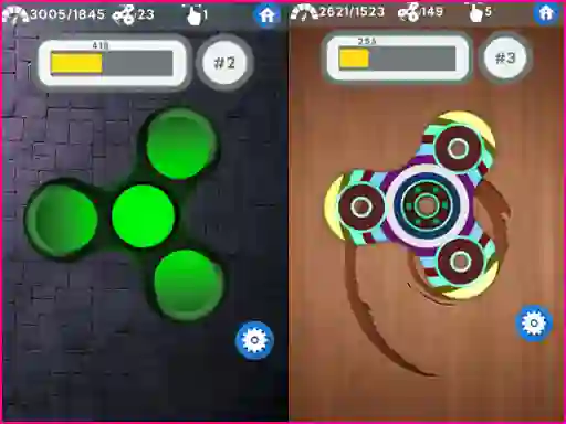 Jwèt Hand Spinner Simulator sou entènèt