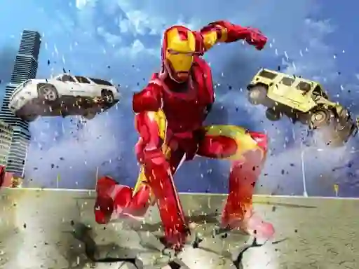 Jwèt Flying Iron Hero sou entènèt