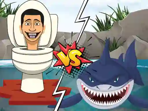 Jwèt Hungry Shark Vs Skibidi sou entènèt