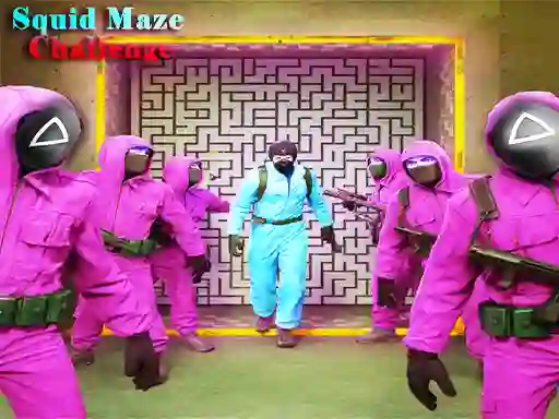 Jwèt Squid Maze Challenge sou entènèt