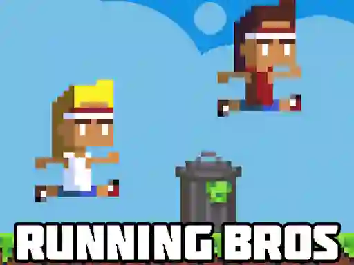 Jwèt Retro Running Bros sou entènèt