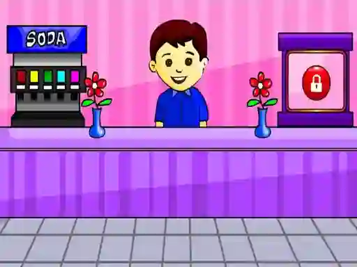 Jwèt Soda Shop Escape sou entènèt