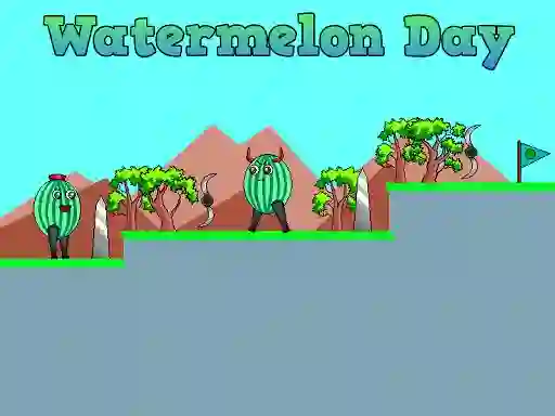 Jwèt Watermelon Day sou entènèt