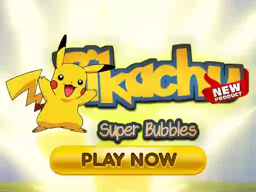 Jwèt Pikachu Super Bubbles sou entènèt