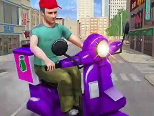 Jwèt Lockdown Pizza Delivery sou entènèt