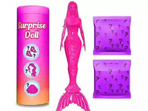 Jwèt Color Reveal Mermaid Doll sou entènèt