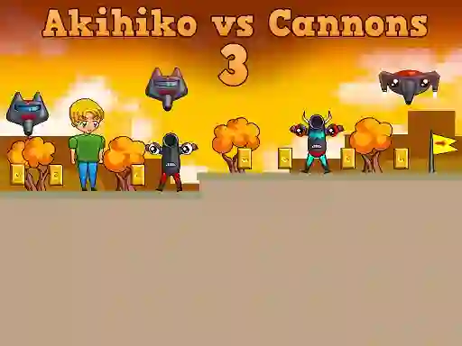Jwèt Akihiko vs Cannons 3 sou entènèt