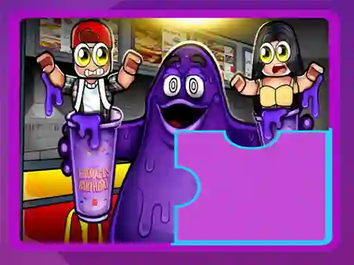 Jwèt Grimace Shake Puzzle sou entènèt