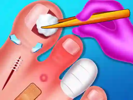 Jwèt Funny Nail Doctor sou entènèt