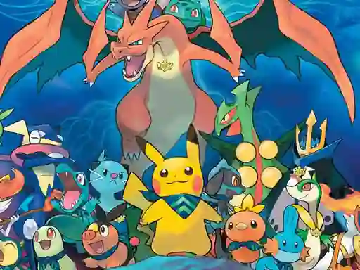Jwèt Pokemon Memory sou entènèt