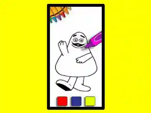 Jwèt Grimace Coloring Book sou entènèt