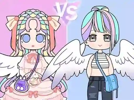 Jwèt DIY Anime Doll Dress Up sou entènèt