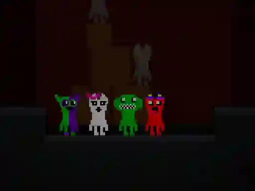 Jwèt Horror Ban Ban 1 2 Player Parkour sou entènèt