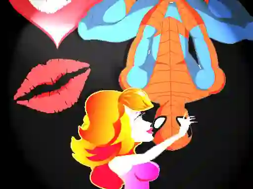Jwèt Spiderman Kiss sou entènèt