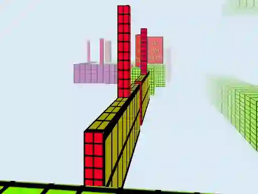 Jwèt Bloxy Block Parkour sou entènèt