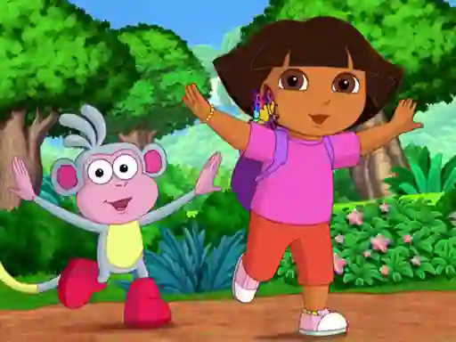 Jwèt Dora The Explorer Coloring sou entènèt