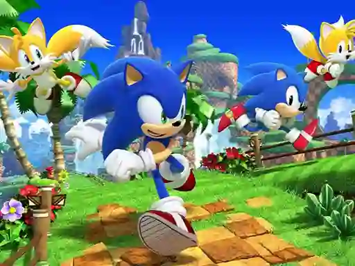 Jwèt Sonic Adventure Run sou entènèt