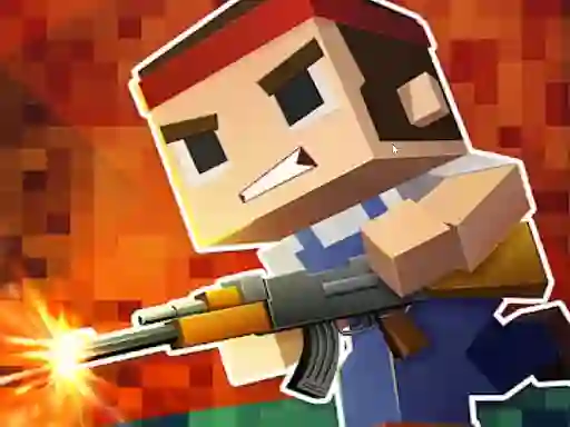 Jwèt Blocky Shooting Swat Multiplayer sou entènèt